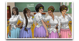 Sacred Feminine Uniform Poster