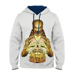 Pharaoh Hoodie – Arctic White & French Navy