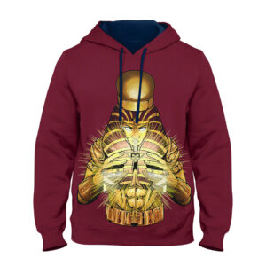 Pharaoh Hoodie – Burgundy & Oxford Navy