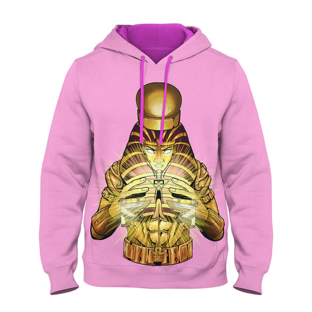 Pharaoh Hoodie – Candyfloss Pink & Hot Pink