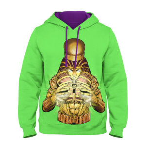 Pharaoh Hoodie – Lime Green & Magenta Magic